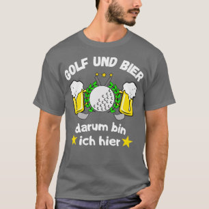 Golf Und Bier Lustiges Golfspieler Spa T Shirt