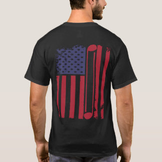 Golf USA flagga T Shirt
