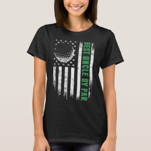 Golf USA:s Flagga Best farbror by Par T Shirt