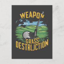 Golf Vapen för Gräsförstörelse Konst