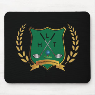 GOLF Vapensköld med Laurel Wandeand Monogram Musmatta