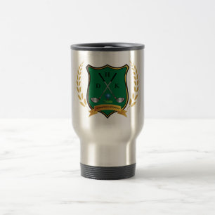 GOLF Vapensköld med Laurel Wandeand Monogram Resemugg