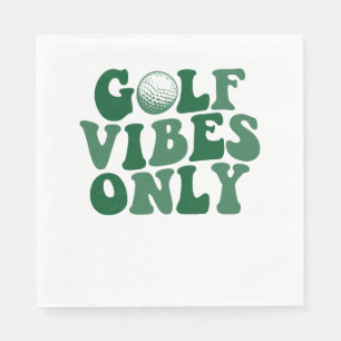 Golf Vibes Only, Golf Älskare Pappersservett
