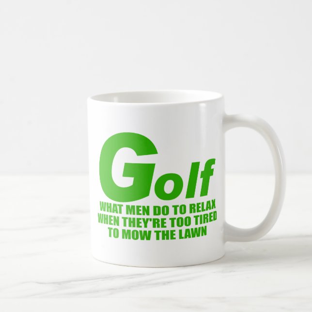 Golf vilken manar gör kaffemugg (Höger)