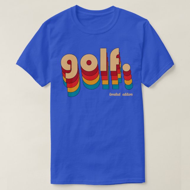 Golf-vintage T Shirt (Design framsida)