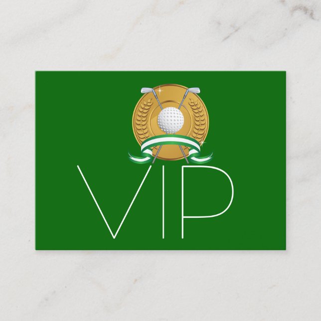 Golf VIP-kort - SRF Visitkort (Framsida)