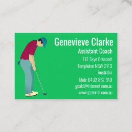 Golf Visitkort