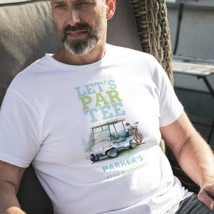 Golf Vuxen Birthday Personlig T Shirt