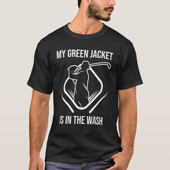 Golf Vuxen humor Golfer Costume Jacka Tvättar T Shirt (Framsida)