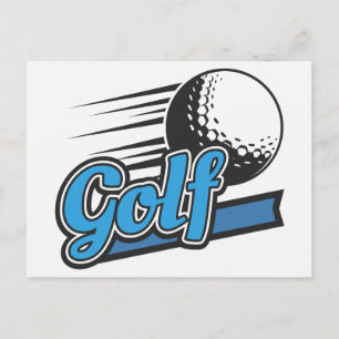 Golf Vykort