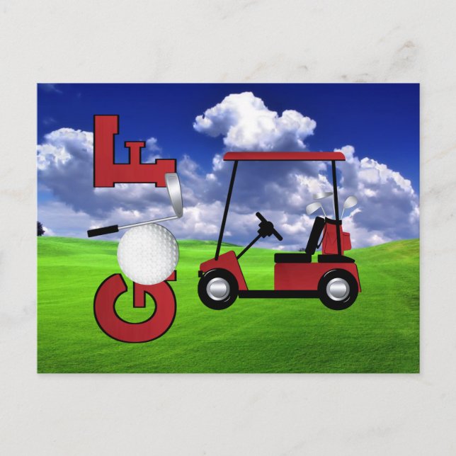 Golf Vykort (Framsida)