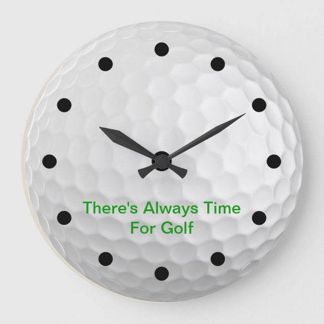 Golf Wall Clocks Stor Klocka (Framsida)