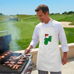Golf Wang Levande Grön och Röd Förkläde