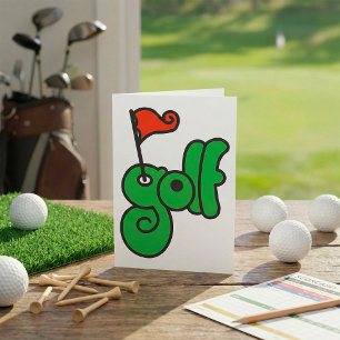 Golf Wang Levande Grön och Röd Kort