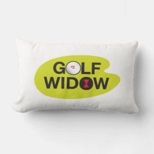 Golf Widow Badge of Honor Black Widow Spider Tees Lumbarkudde