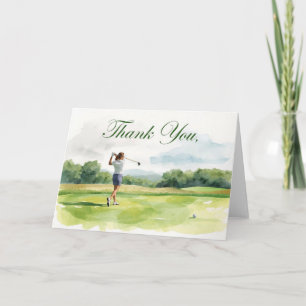 Golf Woman golfer är golfbanor i golfbanor Kort