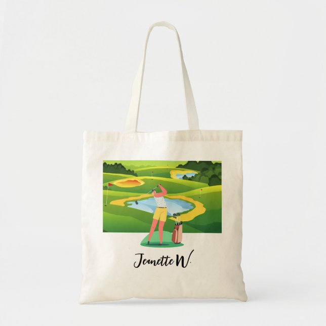 Golf Women golfer Tygkasse (Framsidan)