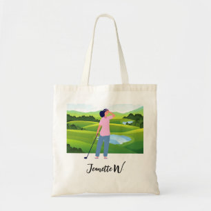 Golf Women golfer Tygkasse