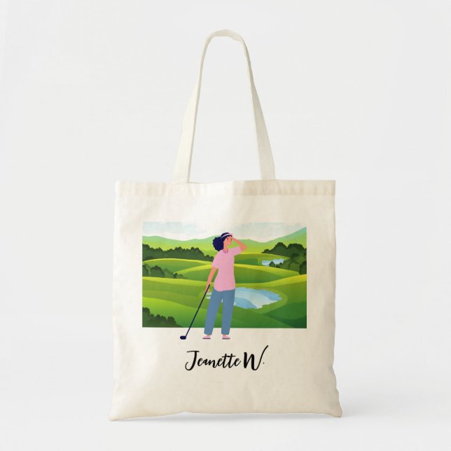 Golf Women golfer Tygkasse (Framsidan)