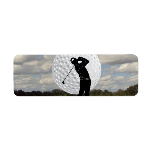 Golf World Returadress Etikett (Framsidan)