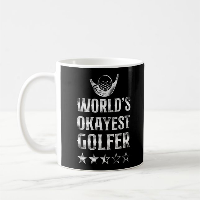 Golf World's Okayest Golfer Kaffemugg (Vänster)