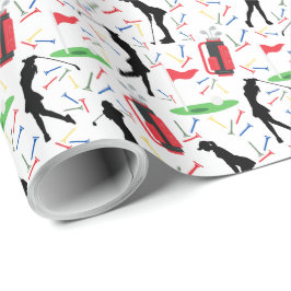 Golf Wrapping Papper Presentpapper