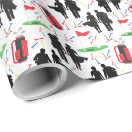 Golf Wrapping Papper Presentpapper
