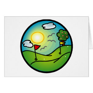 Golfälskare Hälsningskort