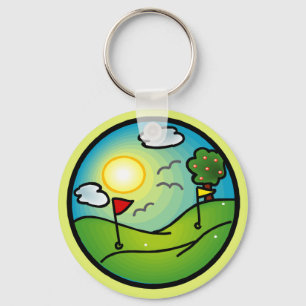 Golfälskare Nyckelring