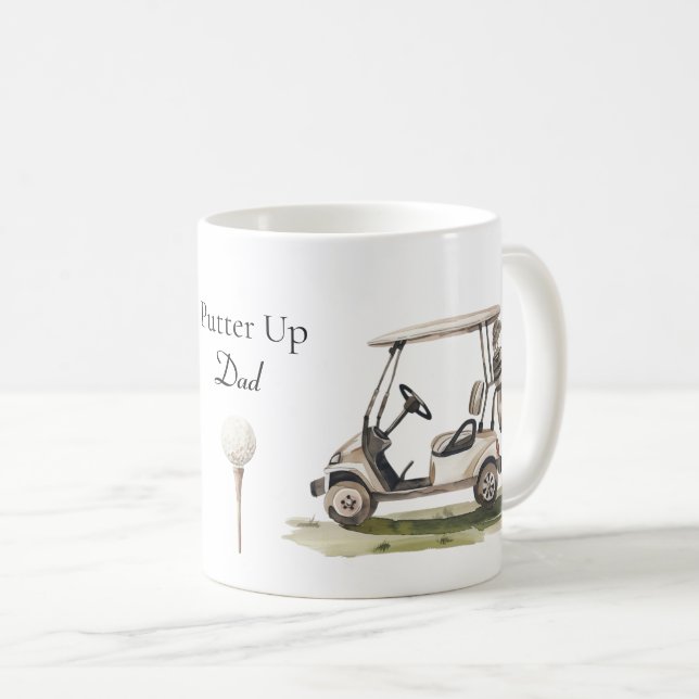Golfälskare Putter Up Kaffemugg (Framsida höger)
