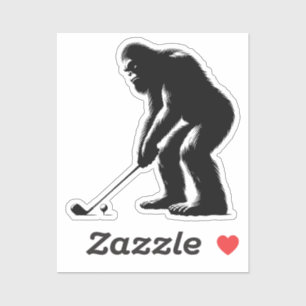 Golfande Bigfoot Klistermärken