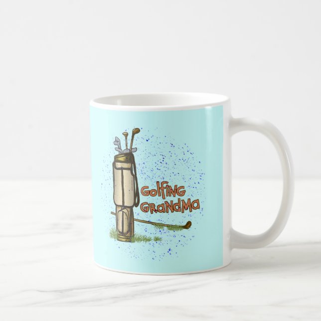 Golfande Mormor Kaffemugg (Höger)