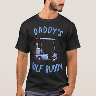 Golfande Pappa Son Pappas Golf Pojke Fars Dag T Shirt