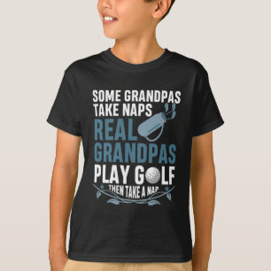 Golfande riktiga farmor spelar Golffonens farfar T Shirt