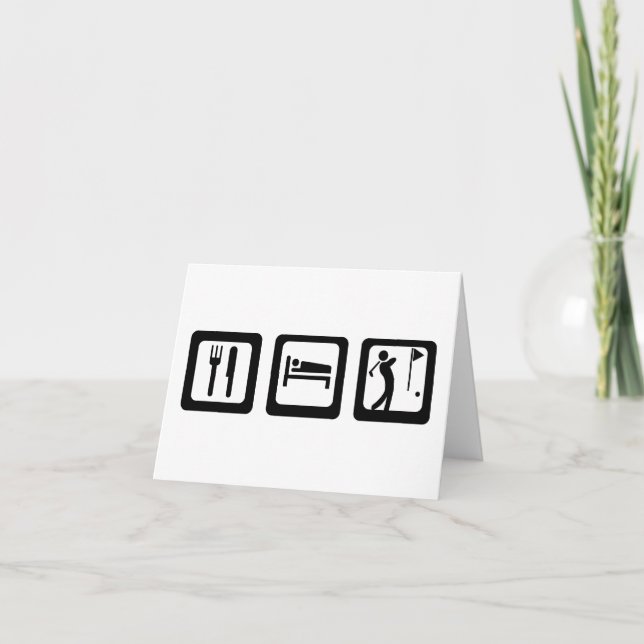 Golfanteckningskort för Ött viloläge Kort (Framsida)