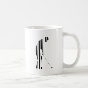 GOLFARE BAR KOD Golf Golfande Sport Mönster Design Kaffemugg