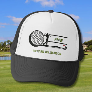 GOLFARE NAMN ANPASSAD MONOGRAM KEPS