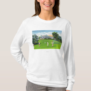 Golfare på McGregor golfbanaplats T Shirt