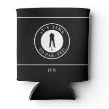 Golfare Par-Tee Time Golf Rolig Personlig Svart