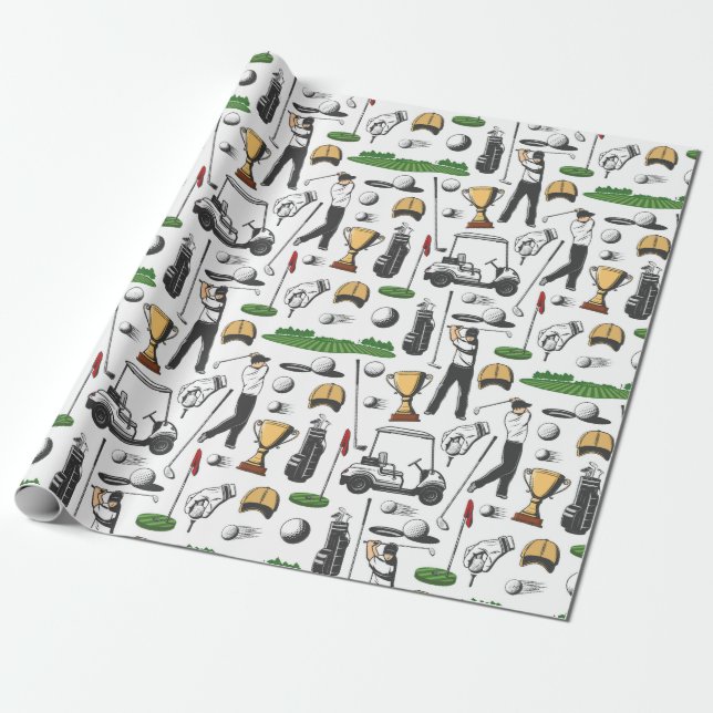 Golfare Presentpapper (Utrullad)