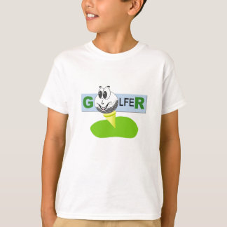 Golfaredesignpojke T-tröja T Shirt