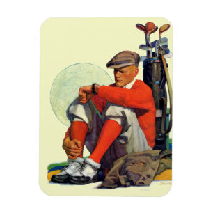 Golfaren höll att vänta magnet