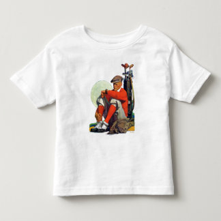 Golfaren höll att vänta tee shirt