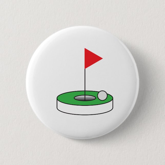 Golfaren klämmer fast knapp (Framsida)
