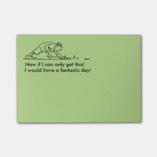 Golfaren Posta-den-Noterar Post-it Block