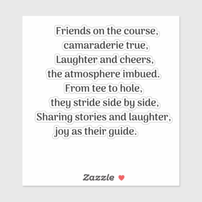 Golfares spänning klistermärken (Ark)