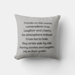 Golfares spänning kudde