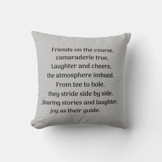 Golfares spänning kudde (Framsida)