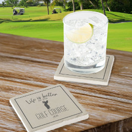 Golfarliv är Bättre Golf Citat Sporter Stenunderlägg