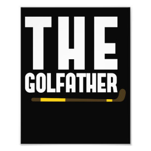 Golfather Funny Golf Älskare Pappa Gift Golfer Fototryck
